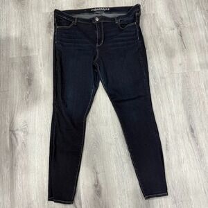 Y2K American Eagle Jegging Women's Size 40x31 Aeo Denim Super Stretch High Rise